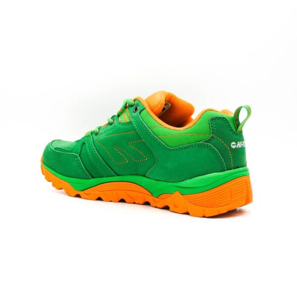 High tech wandelschoenen in de kleuren groen en oranje. De perfecte schoenen voor de actieve wandelaar. product foto (3)